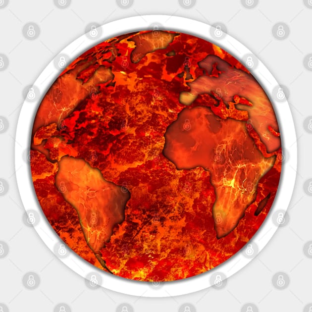 scorched earth Sticker by ReflectionOfYou